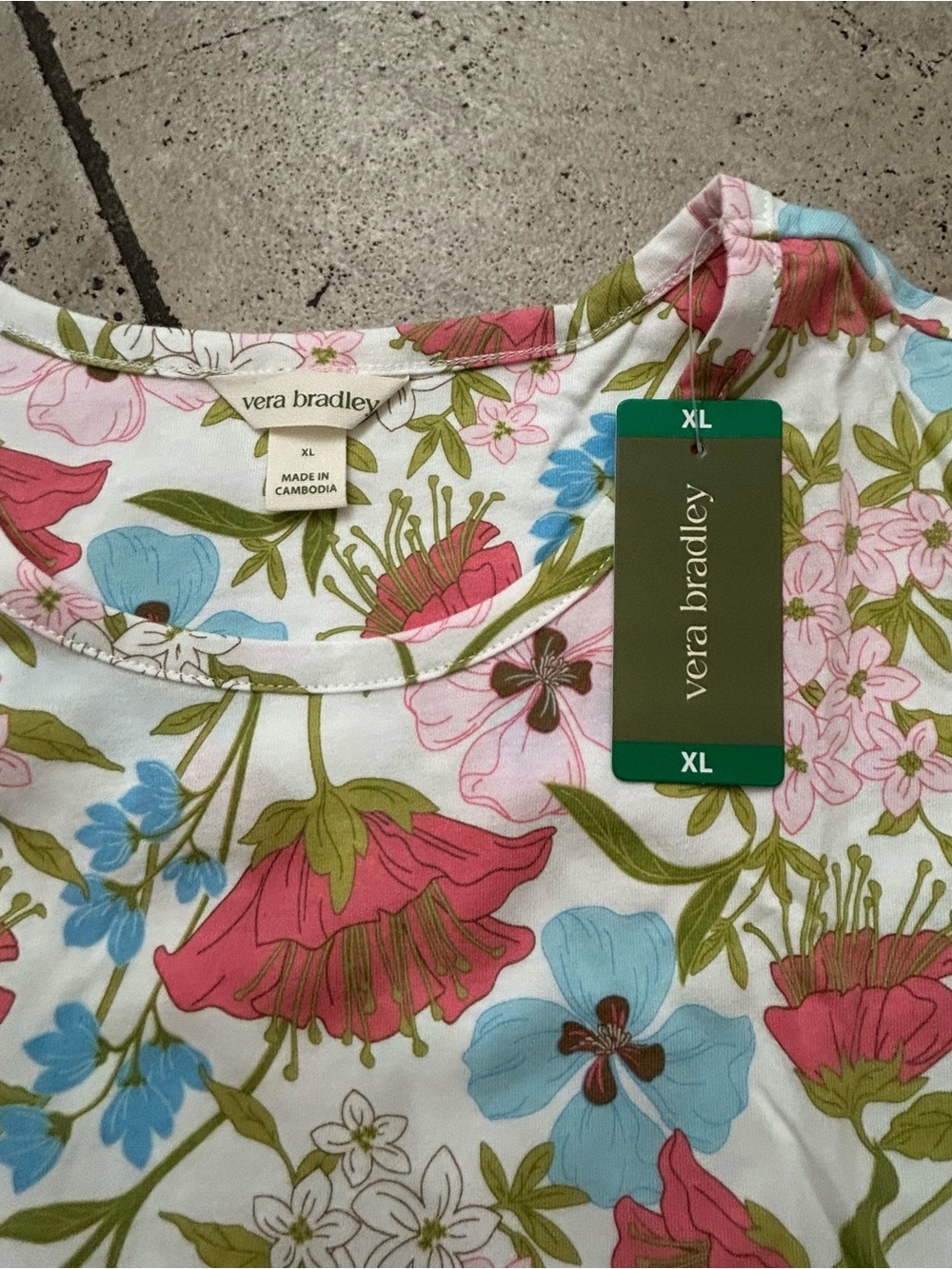 NWT Vera Bradley women 100% cotton sleep dress 2 pack - Picture 14 of 14